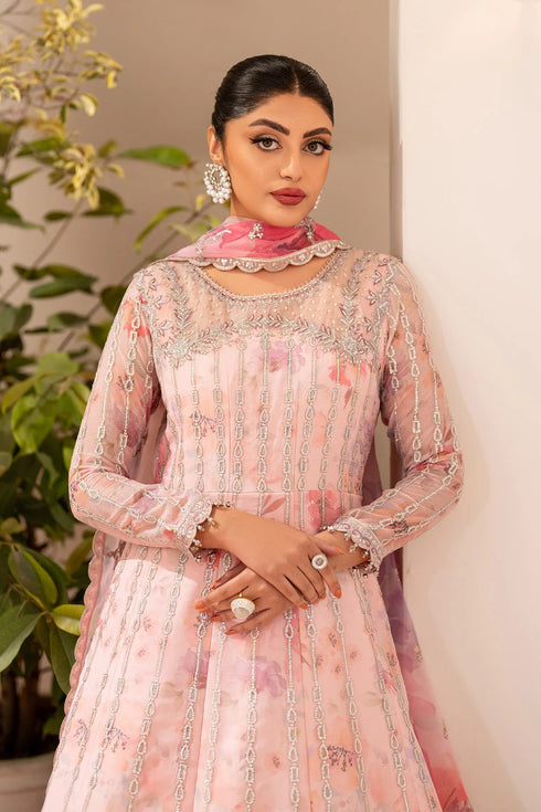 Alizeh Embroidered Printed Chiffon Suit AF-CH-2197-Rimayah