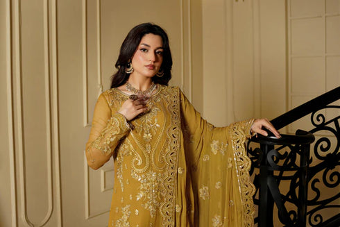Maryams Embroidered Chiffon Suit Nyra
