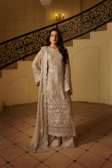 Maryams Embroidered Organza Suit MANAL-ARZ-9004
