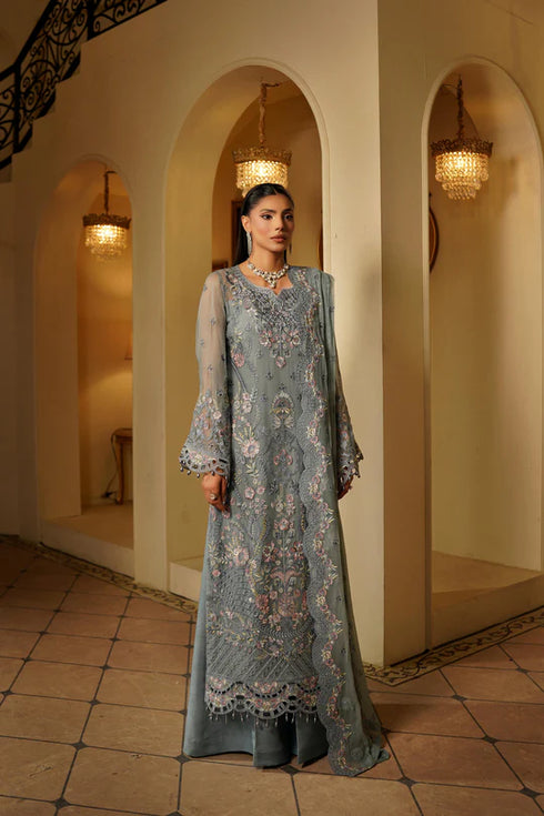 Maryams Embroidered Chiffon Suit Anaya