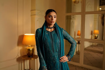 Maryams Embroidered Organza Suit NAZ-ARZ-9001