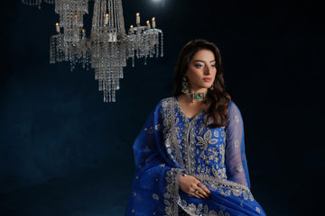 Maryams Embroidered Organza Suit HAREEMA – TBR-8011