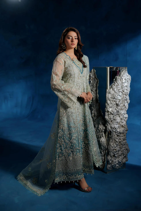 Maryams Embroidered Organza Suit FEHREEN – TBR-8013