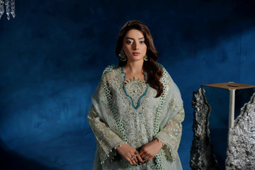 Maryams Embroidered Organza Suit FEHREEN – TBR-8013