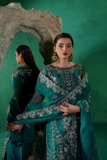 Maryams Embroidered Organza Suit AYLANA – TBR-8016