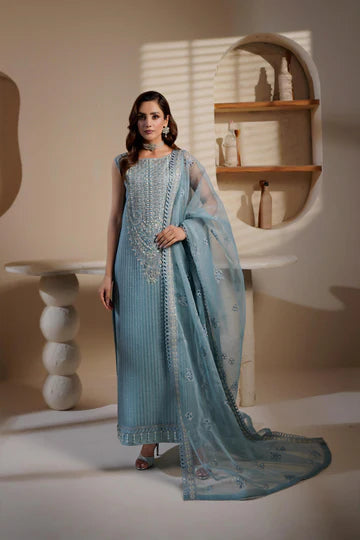 Maryams Embroidered Organza Suit LATISSA-NOR-1405