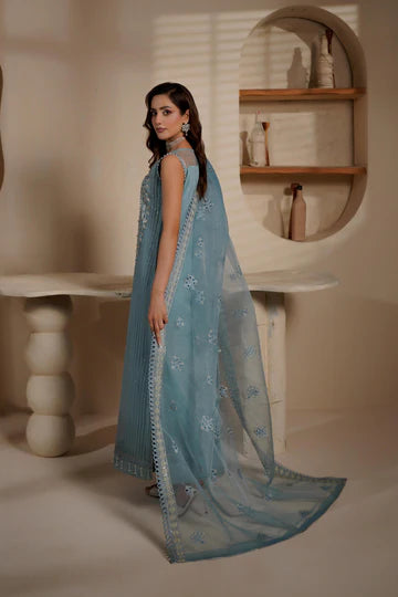 Maryams Embroidered Organza Suit LATISSA-NOR-1405