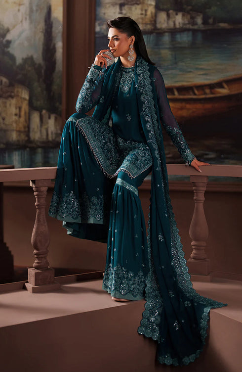 Zarif Embroidered Chiffon Suit ZRF-PRC-03 KATE