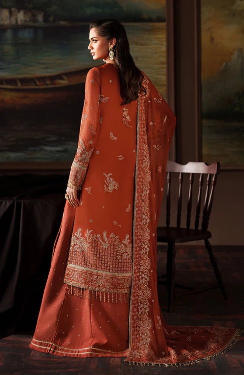 Zarif Embroidered Chiffon Suit ZRF-PRC-07 ELEONORE