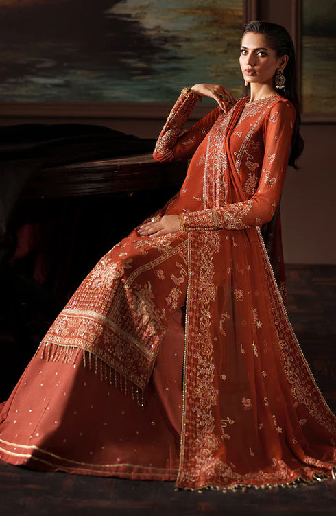 Zarif Embroidered Chiffon Suit ZRF-PRC-07 ELEONORE