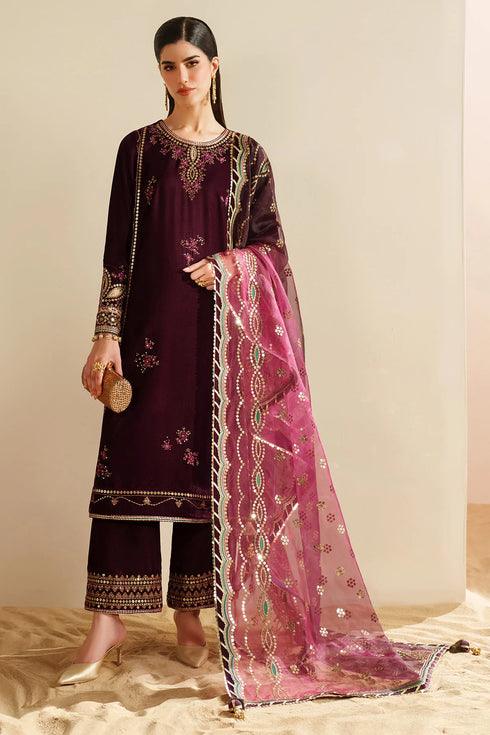 jazmin Embroidered Velvet Formal VVF D-4