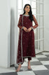Zarif Embroidered Net Suit HW-04 SOLENA