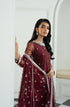 Zarif Embroidered Net Suit HW-04 SOLENA