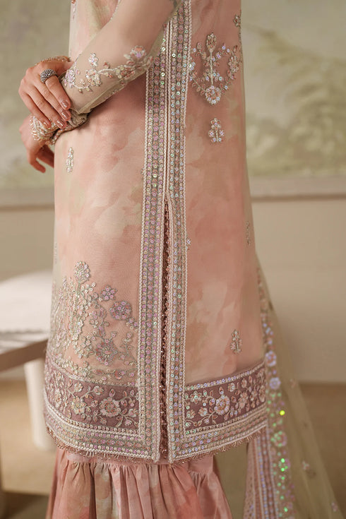 Zarif Embroidered Net Suit ZRF-ZPE-04 SERIYAH