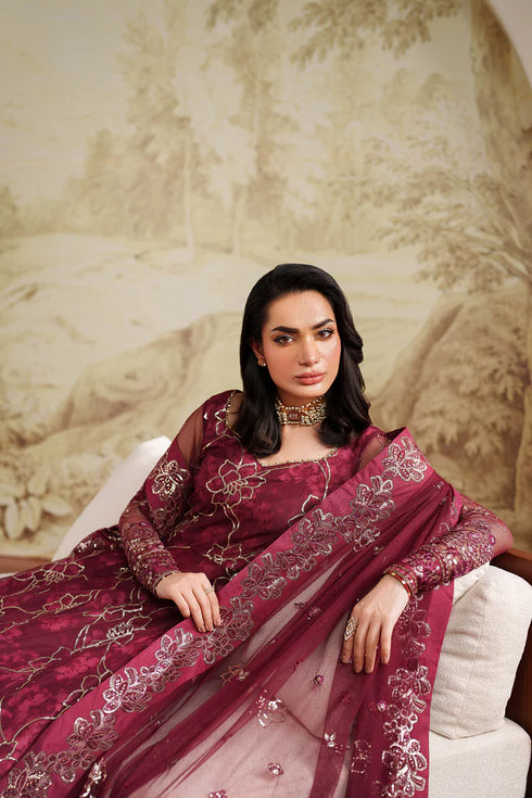 Zarif Embroidered Net Suit ZRF-ZPE-07 FALEK