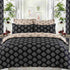 Egyptian cotton Lantern Black & gold Duvet Cover set - 220 Thread