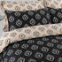 Egyptian cotton Lantern Black & gold Duvet Cover set - 220 Thread