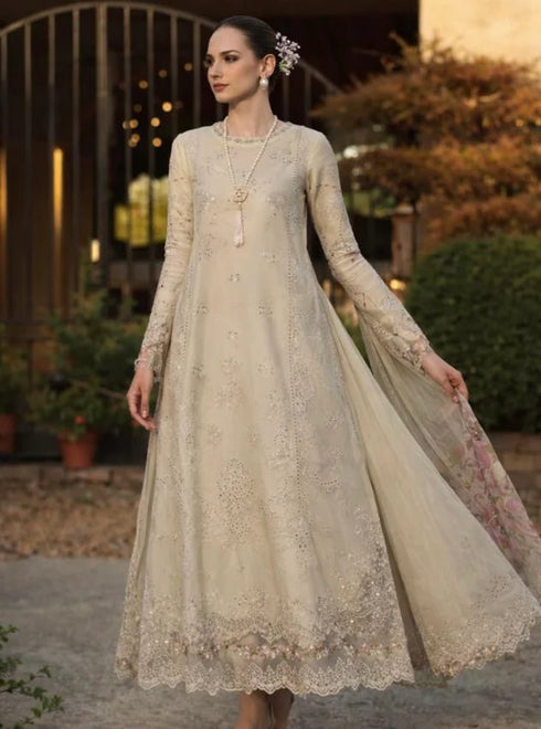 Noor By Saadi Asad Lawn 3 Piece Suit D2-B-Aloura