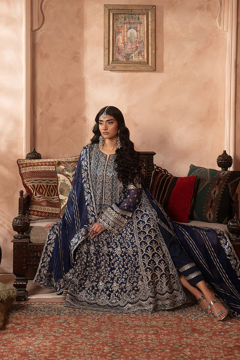 Maryam N Maria Embroidered Chiffon 3 piece suit ESTEE - MWU5681