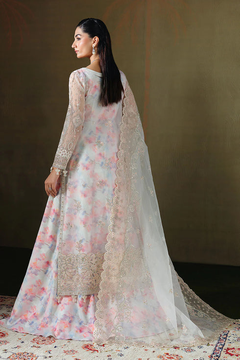 Ramsha Embroidered Organza Suit E-306
