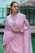 Mushq Embroidered Raw Silk Suit Leore