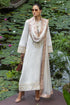 Mushq Embroidered Raw Silk Suit Elnaz
