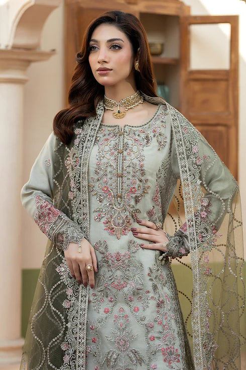 Imrozia Embroidered Organza Suit I-268 Narmeen