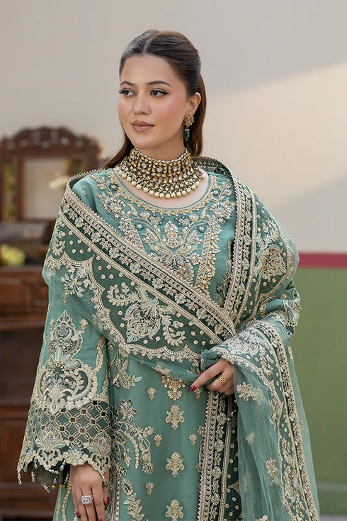 Imrozia Embroidered Organza Suit I-271 Rimal