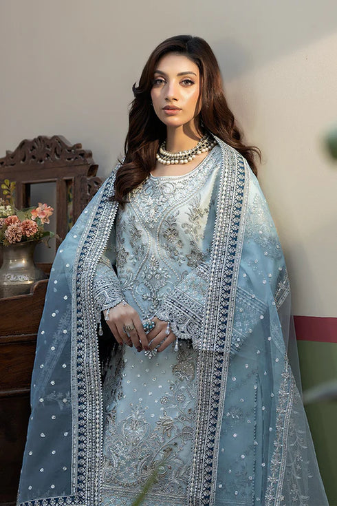Imrozia Embroidered Organza Suit I-272 Aylaan