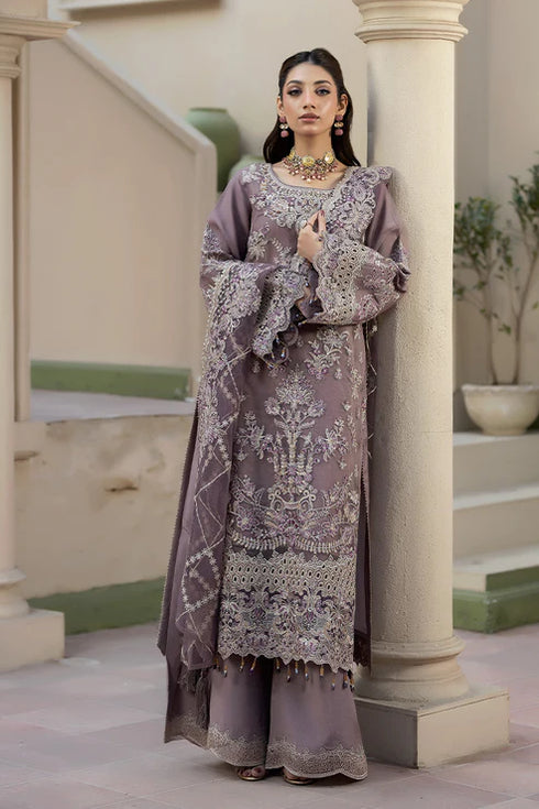 Imrozia Embroidered Organza Suit I-274 Zehraab