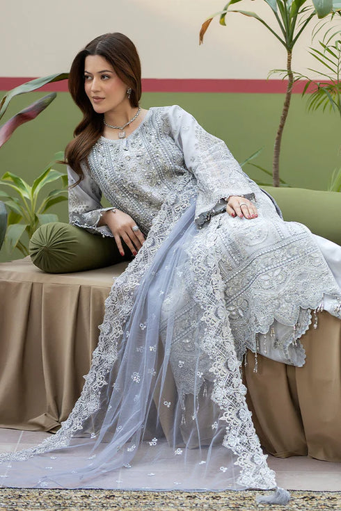 Imrozia Embroidered Organza Suit I-275 Safiyaan