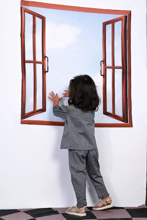 Mizaj Kids Chambrey 2 Piece suit MZJ-05