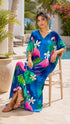 Women’s Plus Size Kaftan Maxi Dress – Bohemian Beach and Swimsuit Cover-Up for Summer Holidays