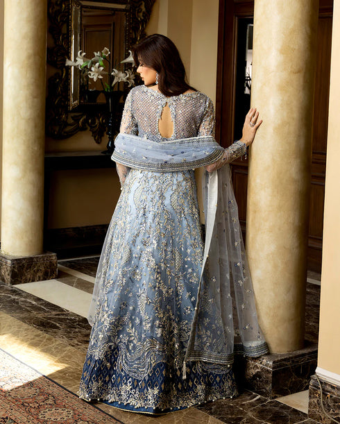 Mushq Embroidered sequined Net Suit Kiara