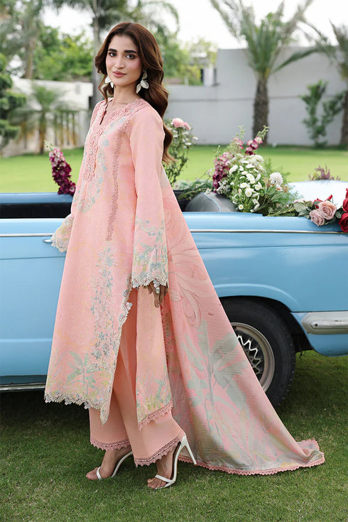 Rang Rasiya Embroidered Lawn suit Laleh