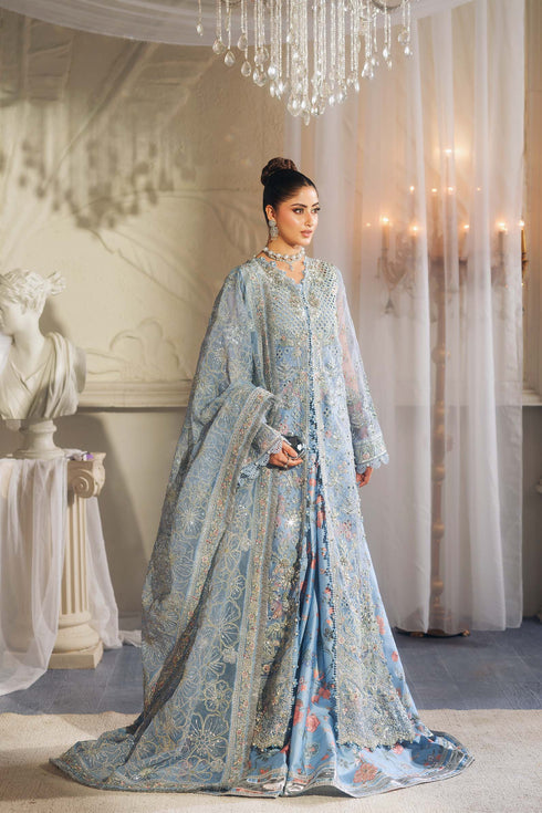 Maryam Hussain Embroidered Organza Suit Zuri