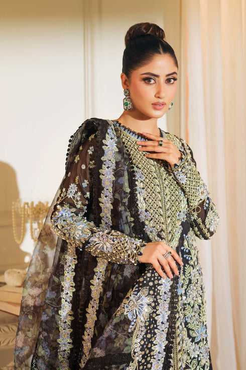 Maryam Hussain Embroidered Organza Suit Hoor