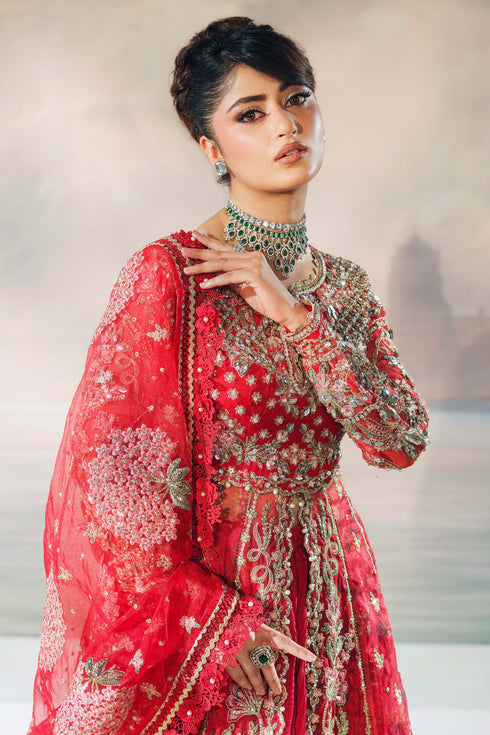 Maryam Hussain Embroidered Organza Suit Ishq