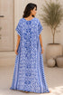 LikeJump Women’s Bohemian Kaftan Dress – Roomy Beach Cover-Up, Nightgown and Loungewear