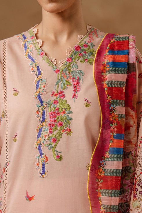 Sana Safinaz Lawn 3 Piece Suit M261-015B-CU