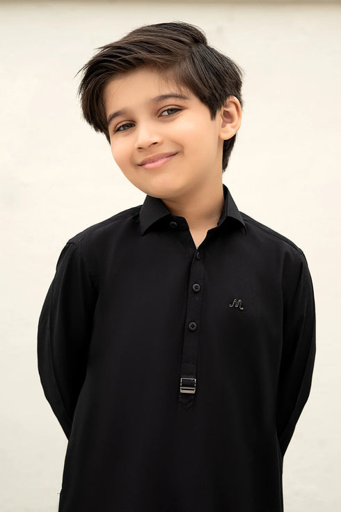 Maria B 2 Piece Blended Suit 2 Piece Blended Suit MBK-2PSS26-24-Night Blac