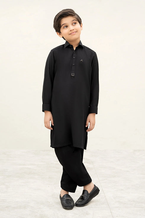 Maria B 2 Piece Blended Suit 2 Piece Blended Suit MBK-2PSS26-24-Night Blac