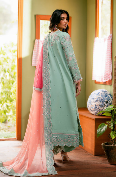 Maryum N Maria Embroidered Lawn 3 piece suit  MS24-555