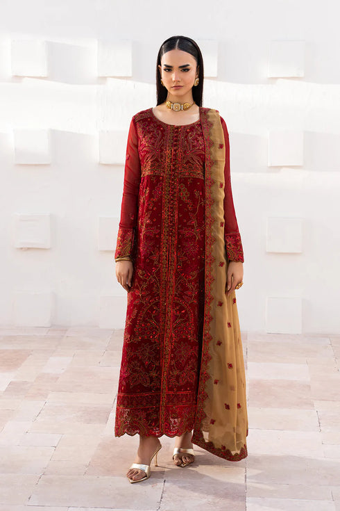 Maryam N Maria Embroidered Chiffon 3 piece suit KESHET - MWU5682