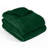Stripe Fleece Throw Blanket for Sofa & Bed – Soft Warm Lightweight Polyester Blanket