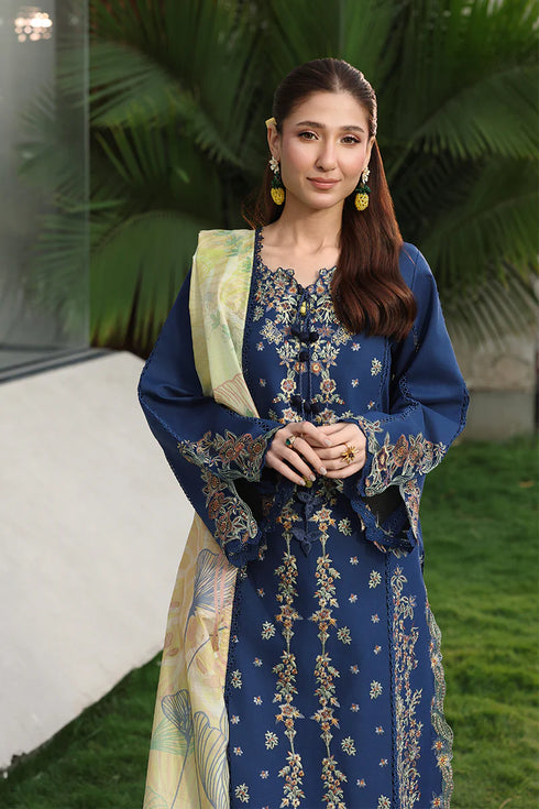 Rang Rasiya Embroidered Lawn suit Mina