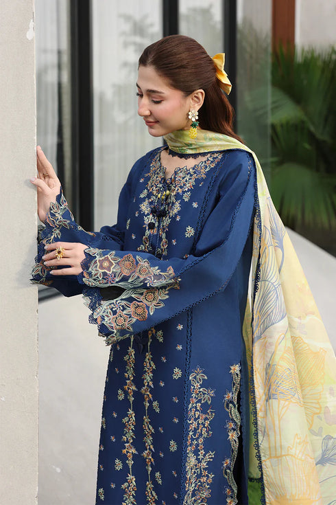 Rang Rasiya Embroidered Lawn suit Mina