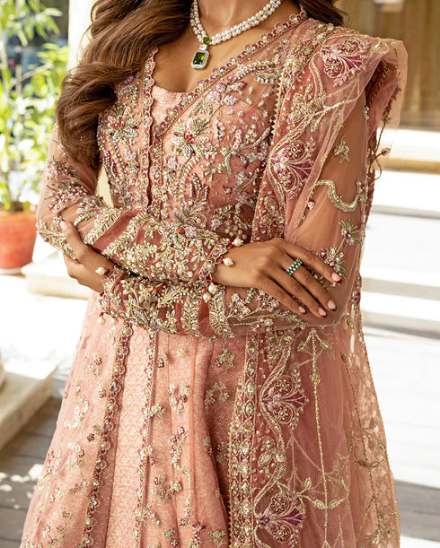 Mushq Embroidered sequined Net Suit Naina