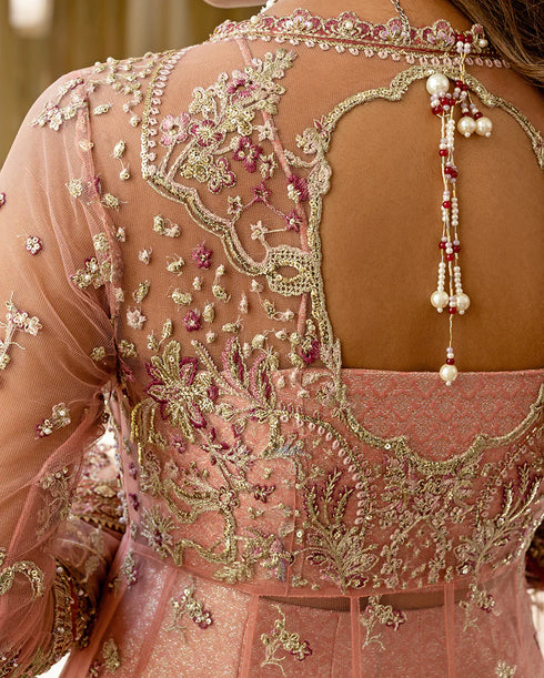 Mushq Embroidered sequined Net Suit Naina