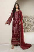Maryams Embroidered Chiffon Suit A-12001
